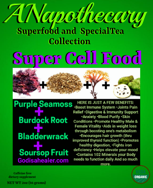 Super Cell Food Gallon Tea Bag.