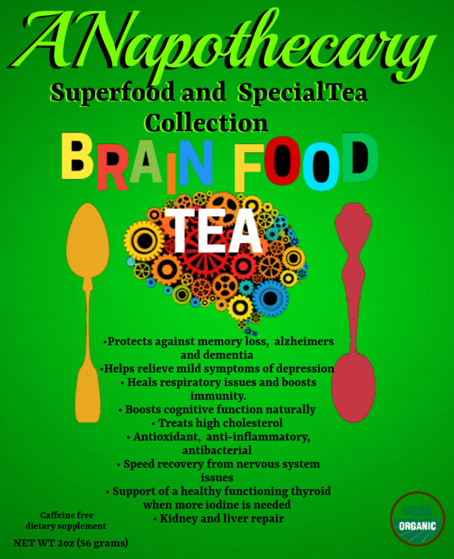 Brain Food Gallon Tea Bag.