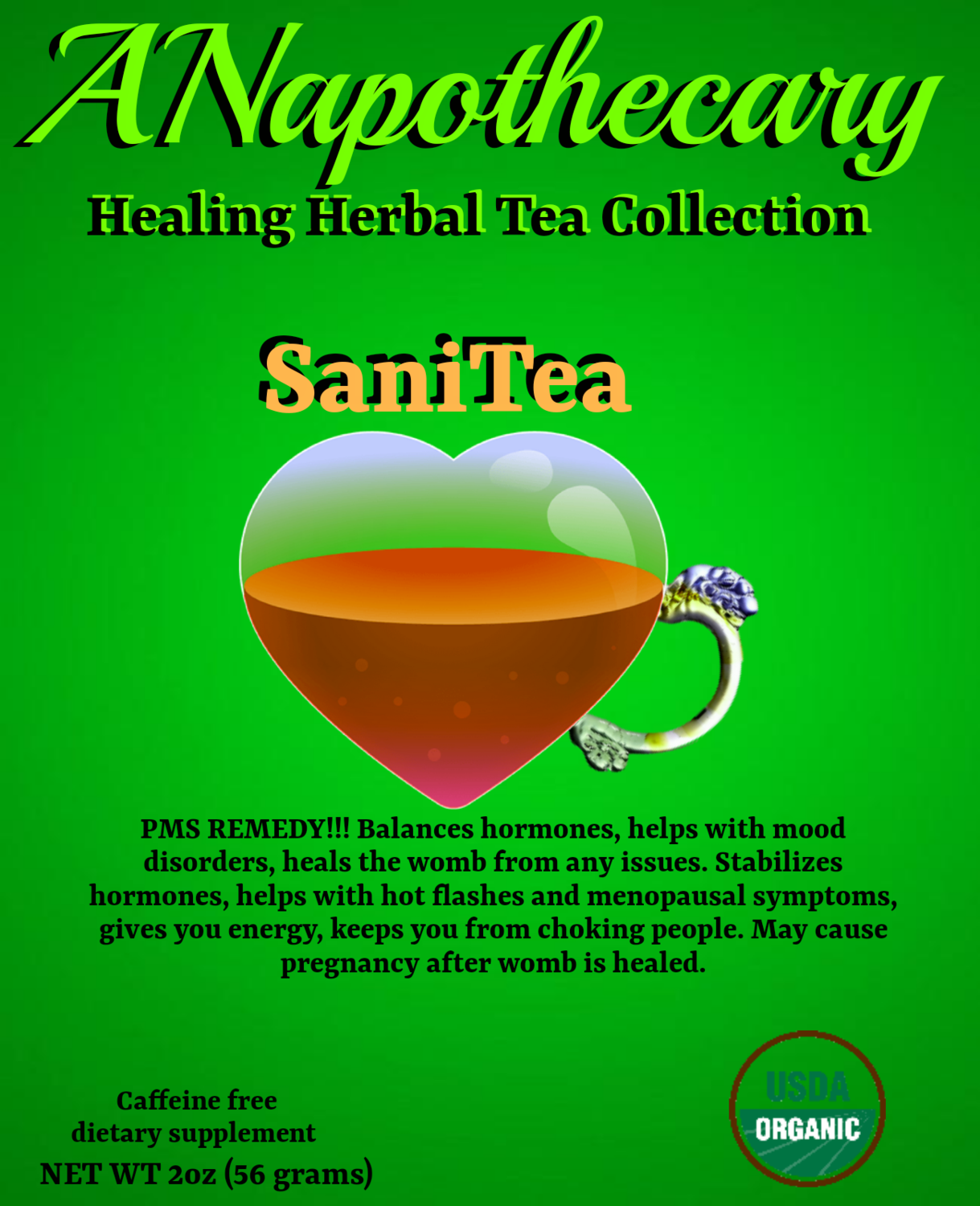 (SaniTea)  One Gallon Tea bag
