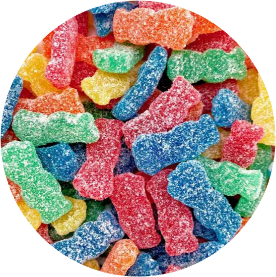 Eddie Bull's Medibles Sweet and Sour Gummy Bears for Pain, Insomnia, and Anxiety 