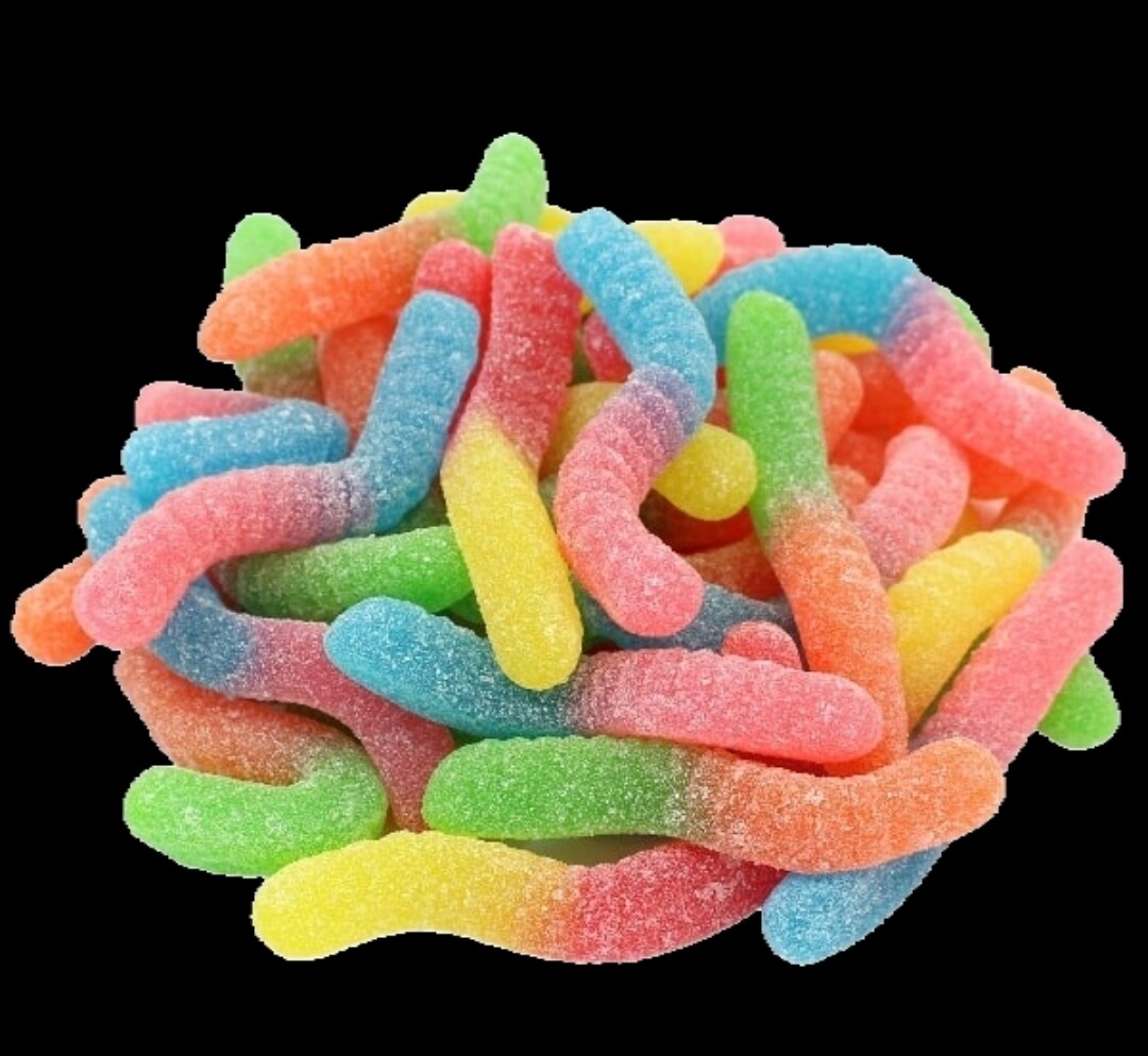 Eddie Bull's Medibles Sweet and Sour Yummy Worms for Pain, Insomnia, and Anxiety 