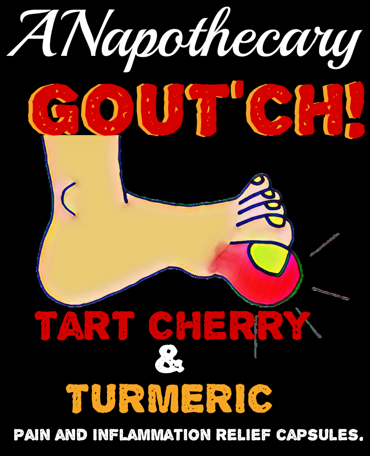 GOUT'CH Pain and inflammation relief 30 capsules