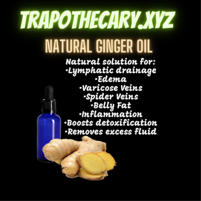 Natural Ginger Massage Oil 2oz