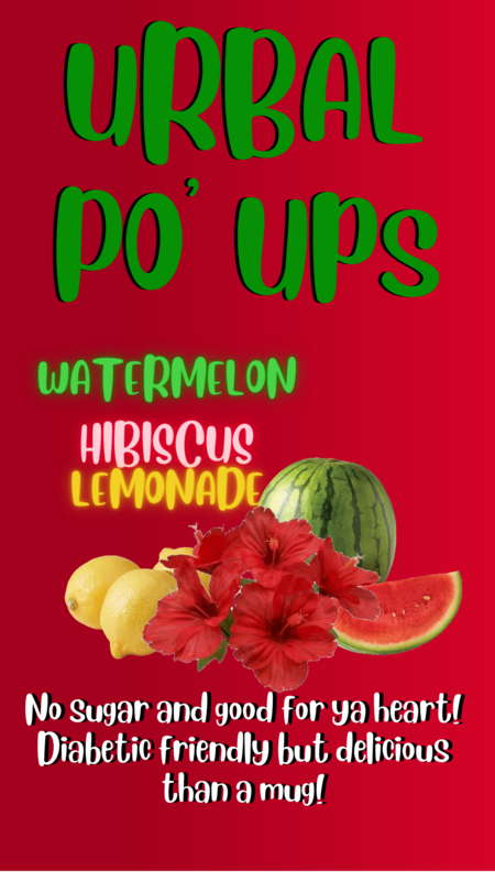 6 pack of custom brewed tea 16 ounce Watermelon Hibiscus Lemonade 