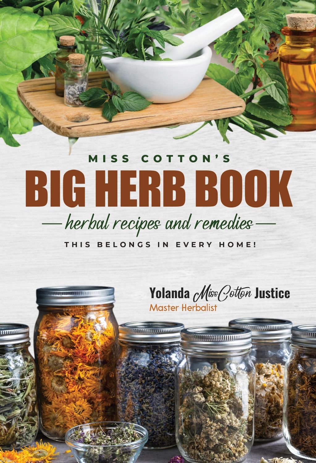 Miss Cotton&#39;s Big Herb Book Autographed 