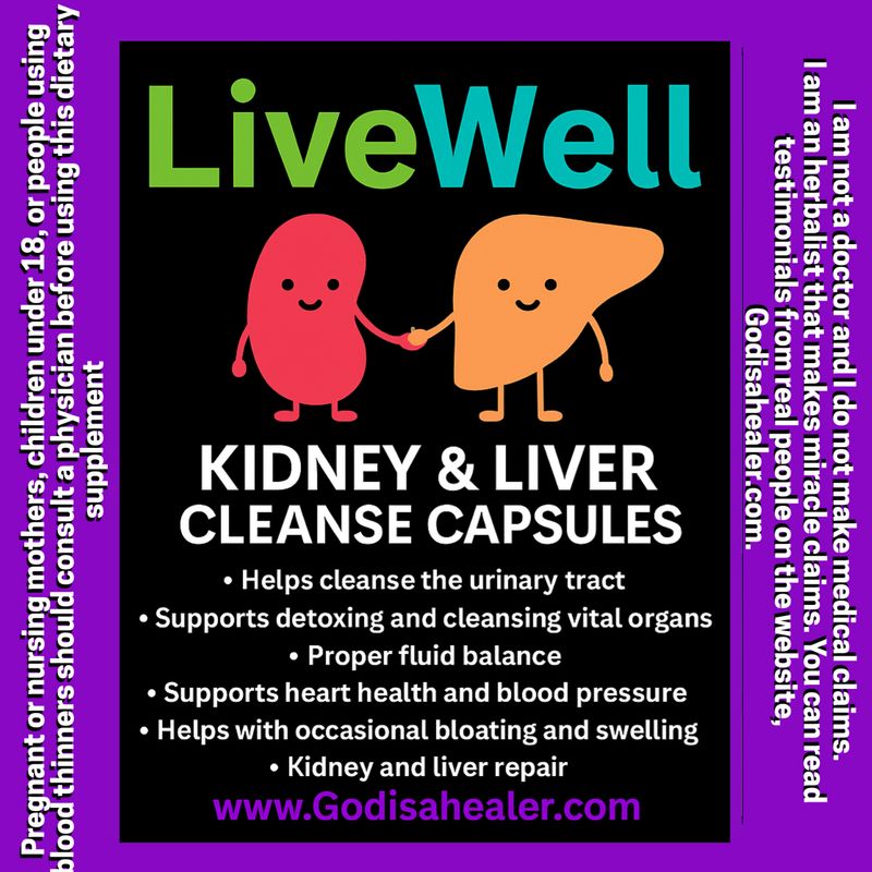 Live Well Kidney and Liver Support(30 capsules)
