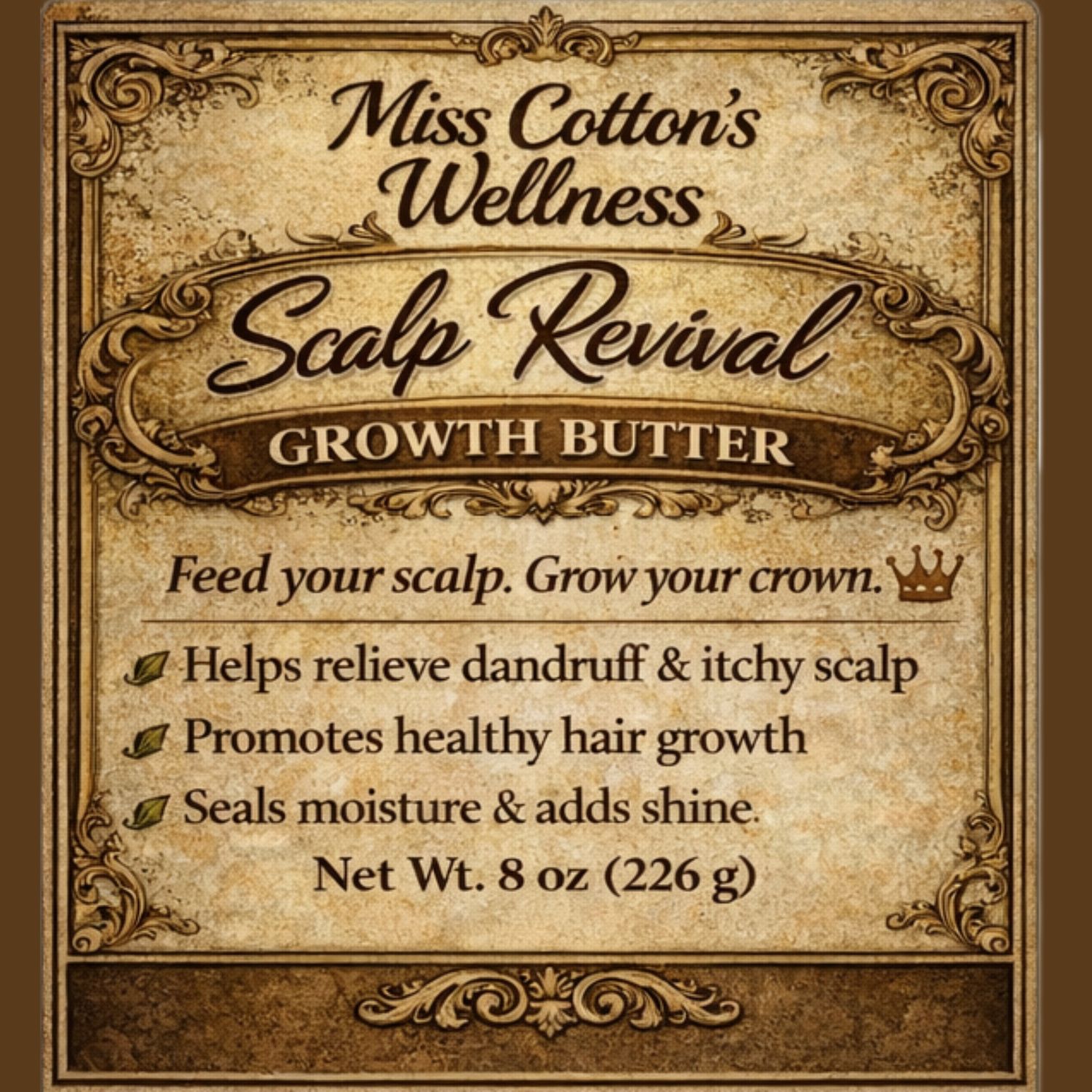 Scalp Revival Batana Oil infused Scalp Balm 8oz