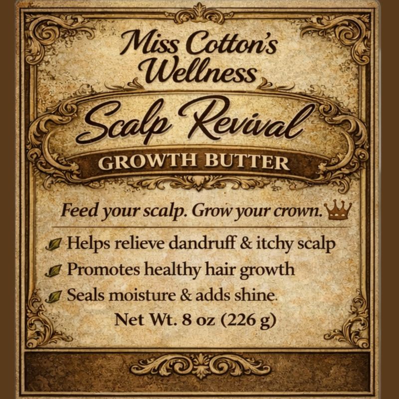 Scalp Revival Batana Oil infused Scalp Balm 8oz