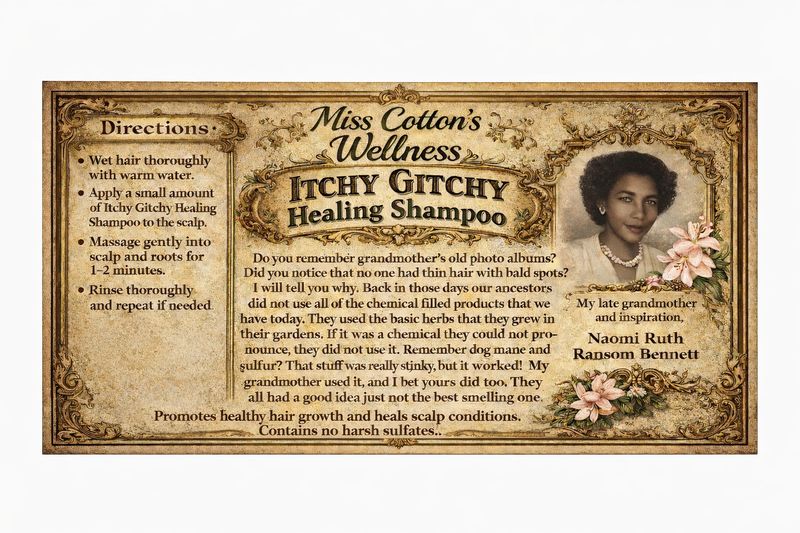 Itchy Gitchy Healing Shampoo Sulfate free detox and clarifying shampoo. Itchy Gitchy Healing Shampoo Sulfate free detox and clarifying shampoo.