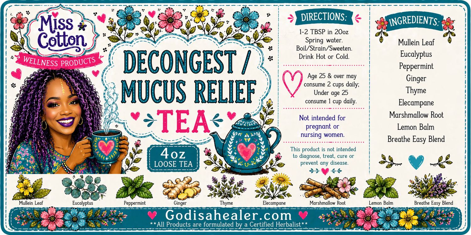 Decongest/Mucus Relief Tea 4oz