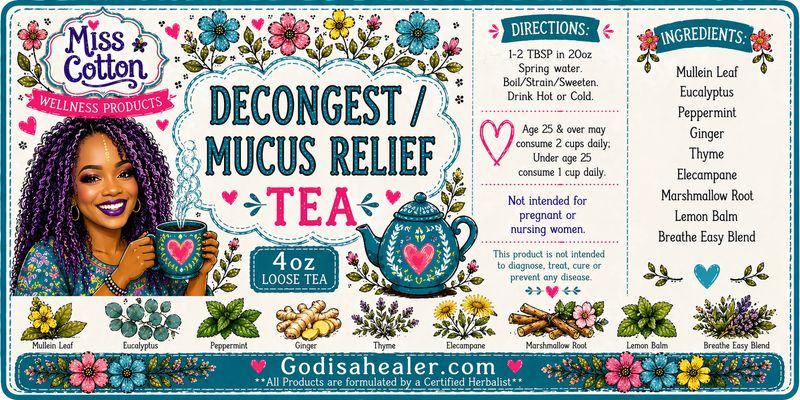 Decongest/Mucus Relief Tea 4oz