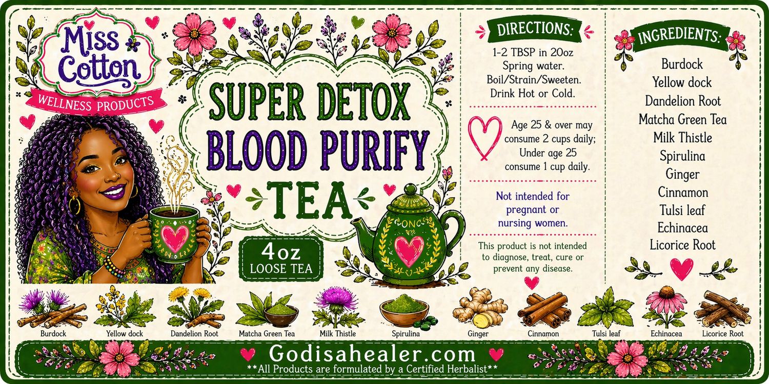 Super Detox Blood Purify Tea 4oz