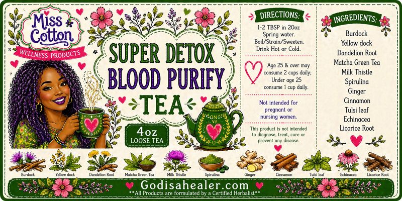 Super Detox Blood Purify Tea 4oz