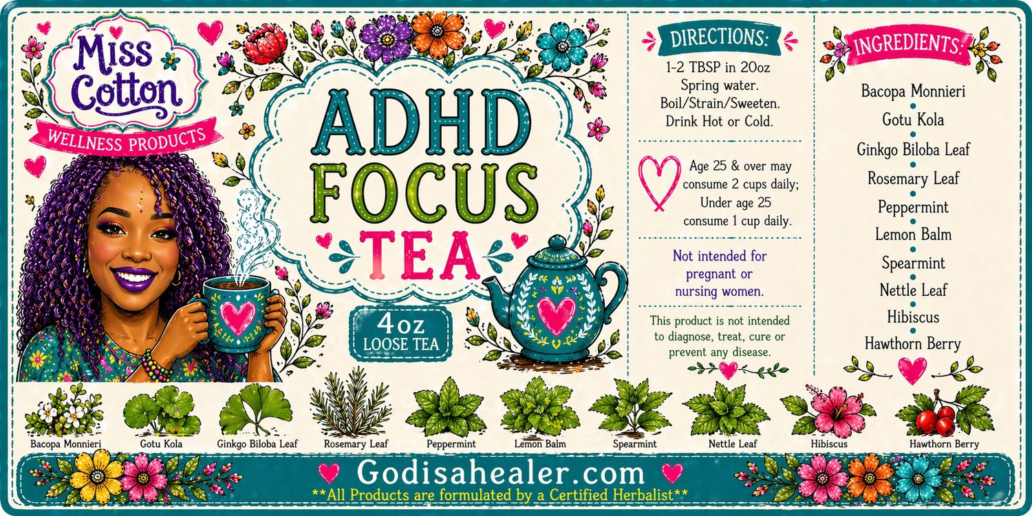 ADHD/Focus Memory Tea 4oz