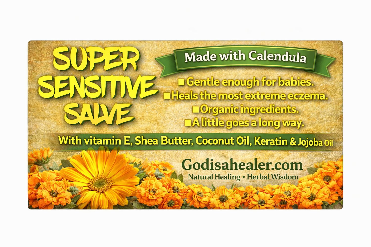 Super Sensitive Salve 8 oz