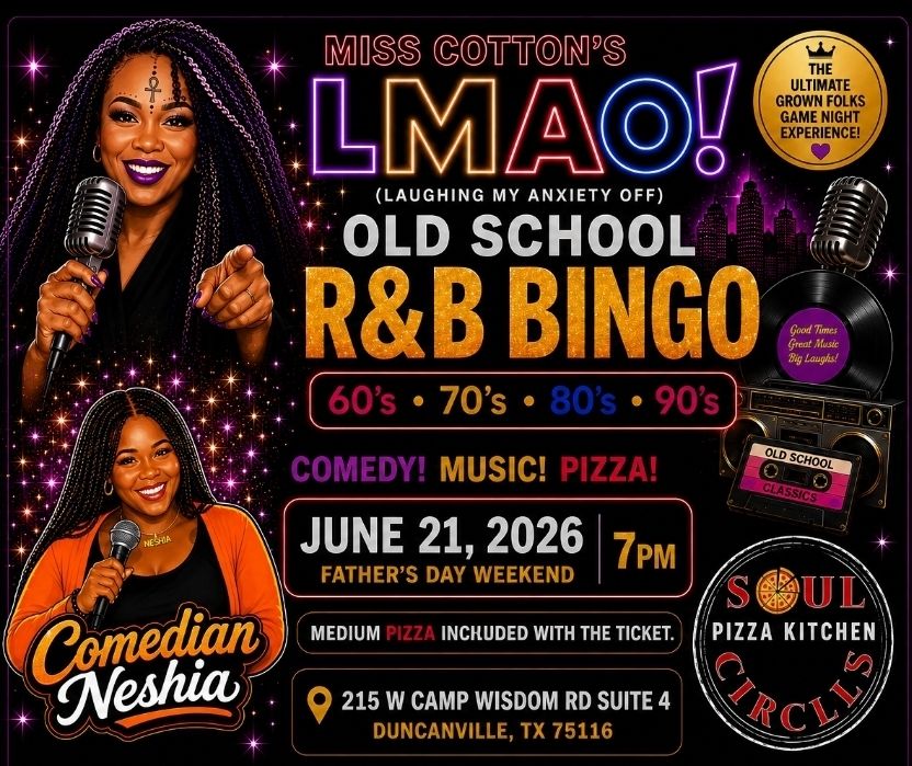 Comedy,R&amp;B Bingo, and Food