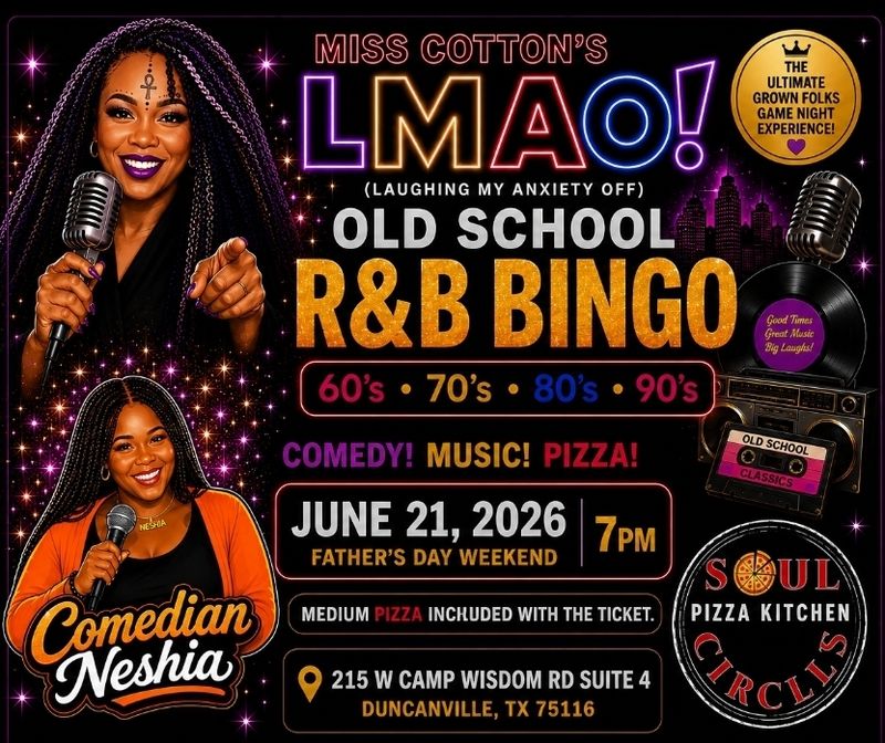Comedy,R&amp;B Bingo, and Food