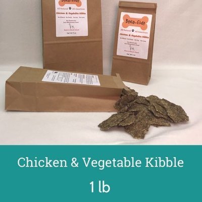 Chicken & Vegetable Kibble - 1lb