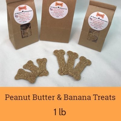 Peanut Butter & Banana Treats - 1 lb