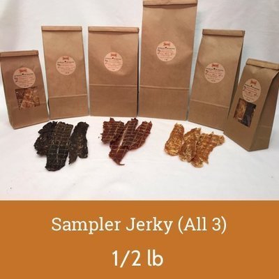 Sampler Jerky (All 3) - 1/2 lb
