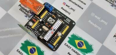 Walduininho V2 - Arduino Compatível com microcontrolador Atmega 328 e entrada para modulo Bluetooth
*** Atenção - Não acompanha modulo bluetooth e modulo USB *** Walduininho V2 - Arduino Compatível com microcontrolador Atmega 328 e entrada para modulo Bluetooth
*** Atenção - Não acompanha modulo bluetooth e modulo USB ***