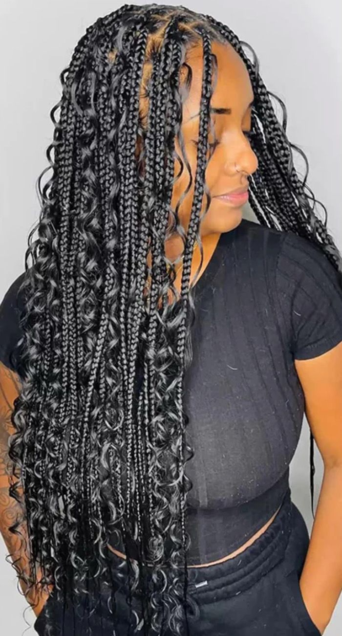 Knotless Boho Mid-Back