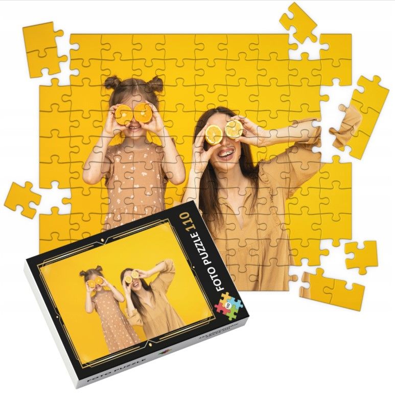 Fotopuzzle 110 el. puzzle z własnym zdjęciem na prezent pudełko z nadrukiem