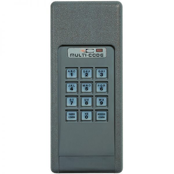 298601 Multi-Code Wireless Keypad, MCS298601