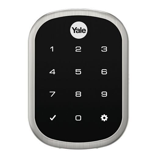 Yale | LiftMaster Smart Touchscreen Deadbolt Satin Nickel