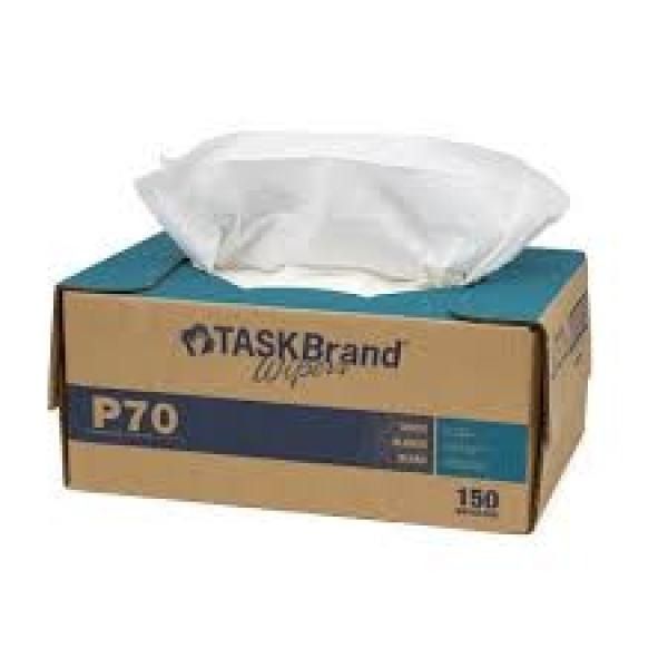 TASKBRAND® P70 Heavy-Duty Industrial Dry Wipe Interfold.