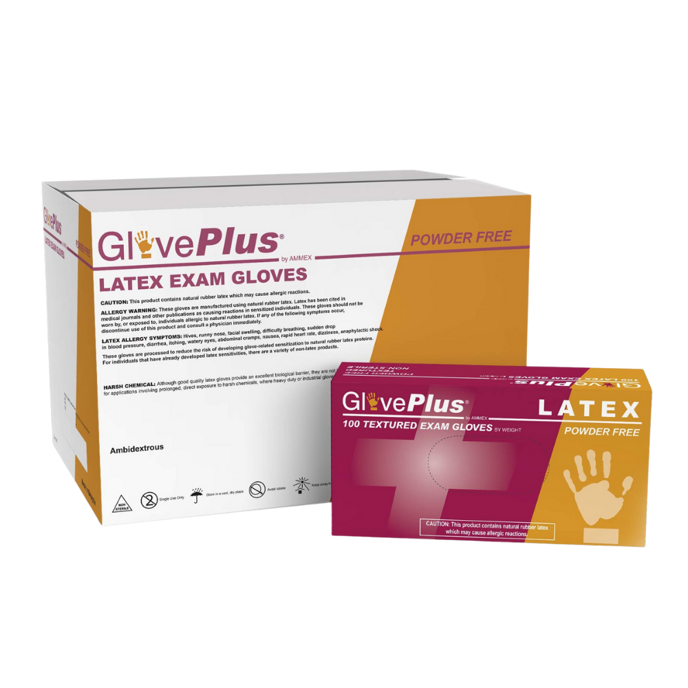 Give Plus Latex Exam Gloves