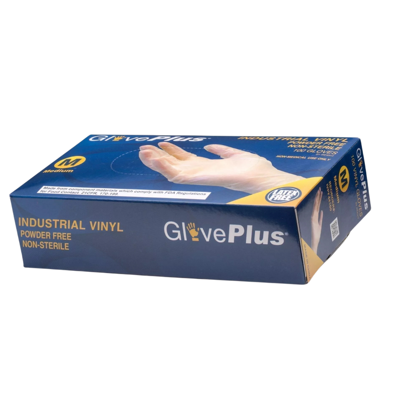 Give Plus Industrial Vinyl Gloves