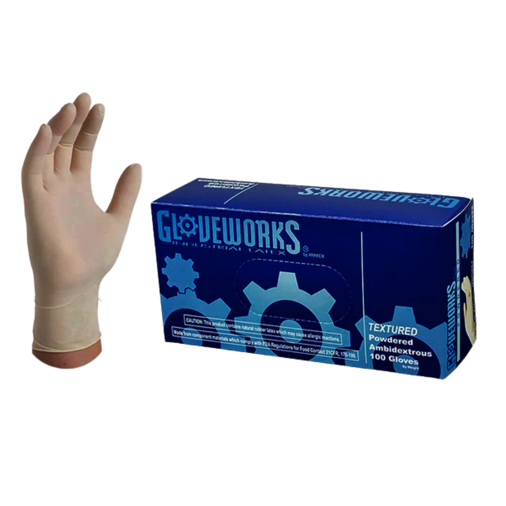 Give Works Industrial Latex Gloves