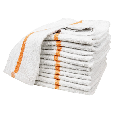 New Bar Towels Gold Stripe 15"X17 to 16"X19"_10/lb