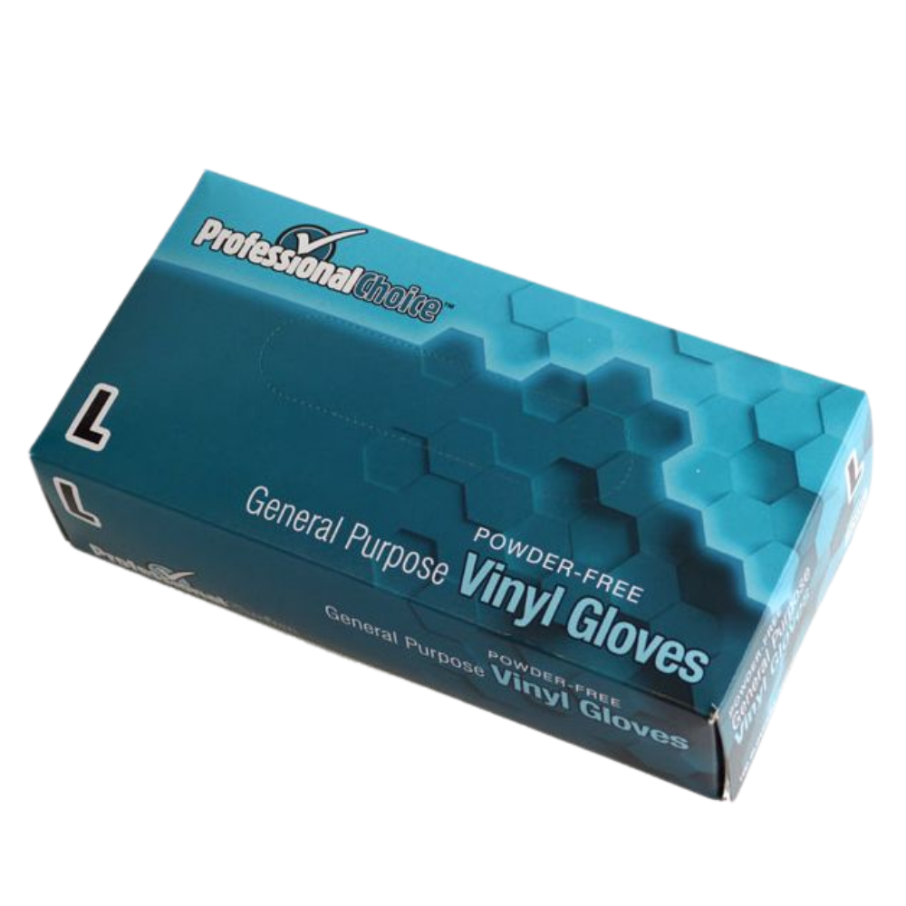 Vinyl General Purpose Powder-Free Glove-Large