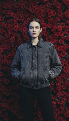 Veste en denim upcyclée