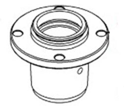 ALTOZ TRX766 SPINDLE HOUSING, TAPPED FOR GREASE FIT