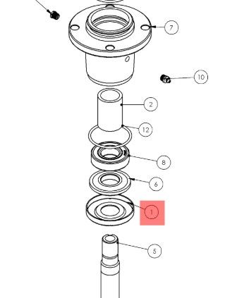 ALTOZ DUST SHIELD, LWR, DECK SPINDLE, ZY, TRX AT