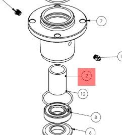 ALTOZ SPACER SPINDLE BEARING,ZC,TRX AT
