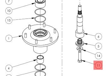 ALTOZ SPINDLE SCREW, PKG QTY 5