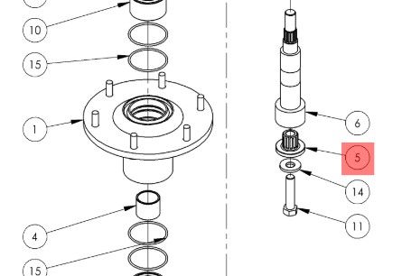 ALTOZ SPINDLE DRIVER,BLADE,SPINDLE,XC/XPHD/TRX F