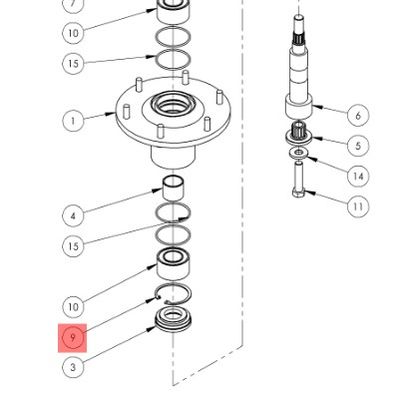 ALTOZ SNAP RING, SPINDLE, XC/XPHD/TRX F