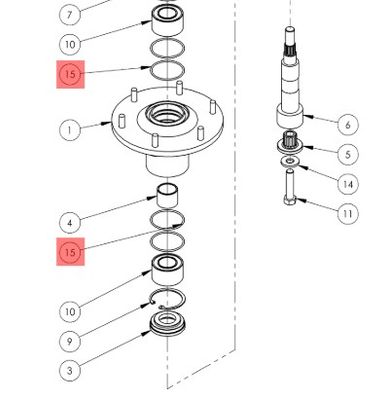 ALTOZ BEARING SPINDLE, XC/XPHD/TRX F