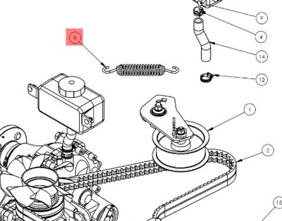 DRIVE TENSIONER SPRING