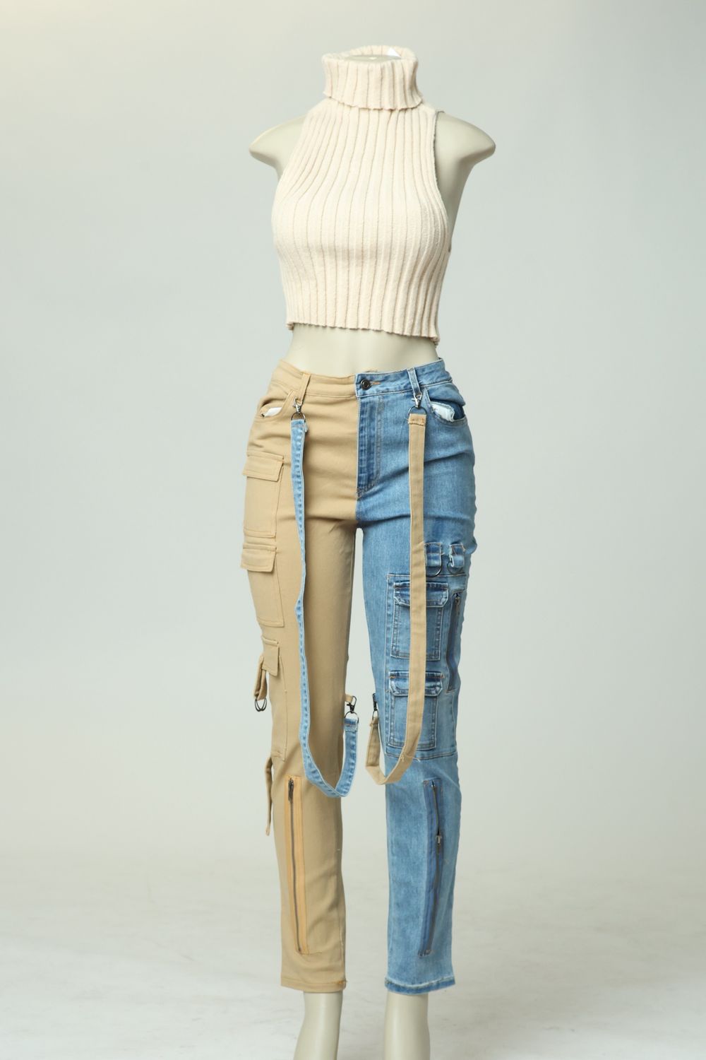 Out the box denim beige jeans