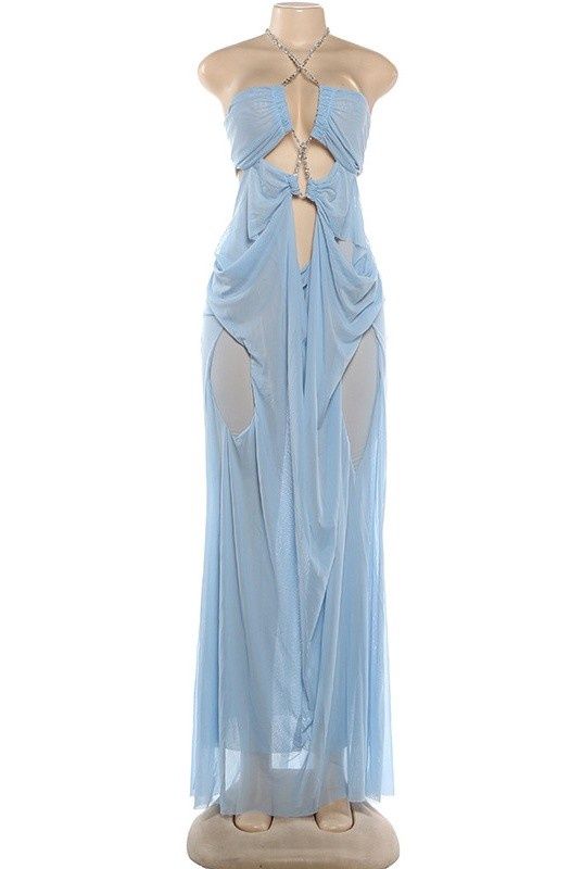 Blue Maxie Dress