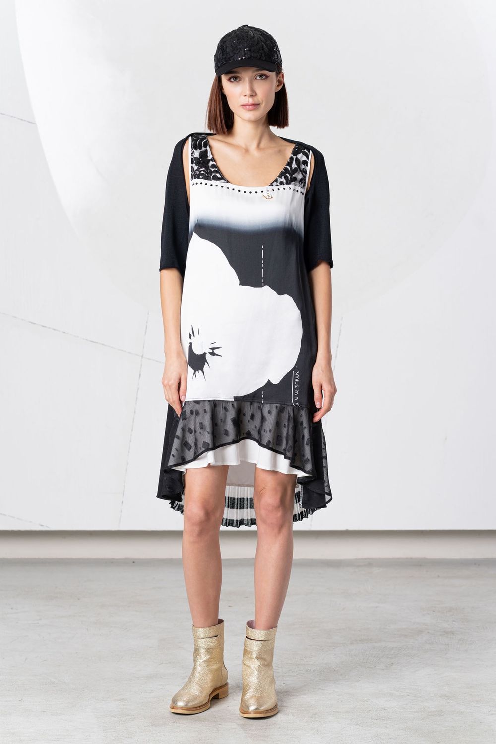 EC- Dress short ST.VIOLA camelia
