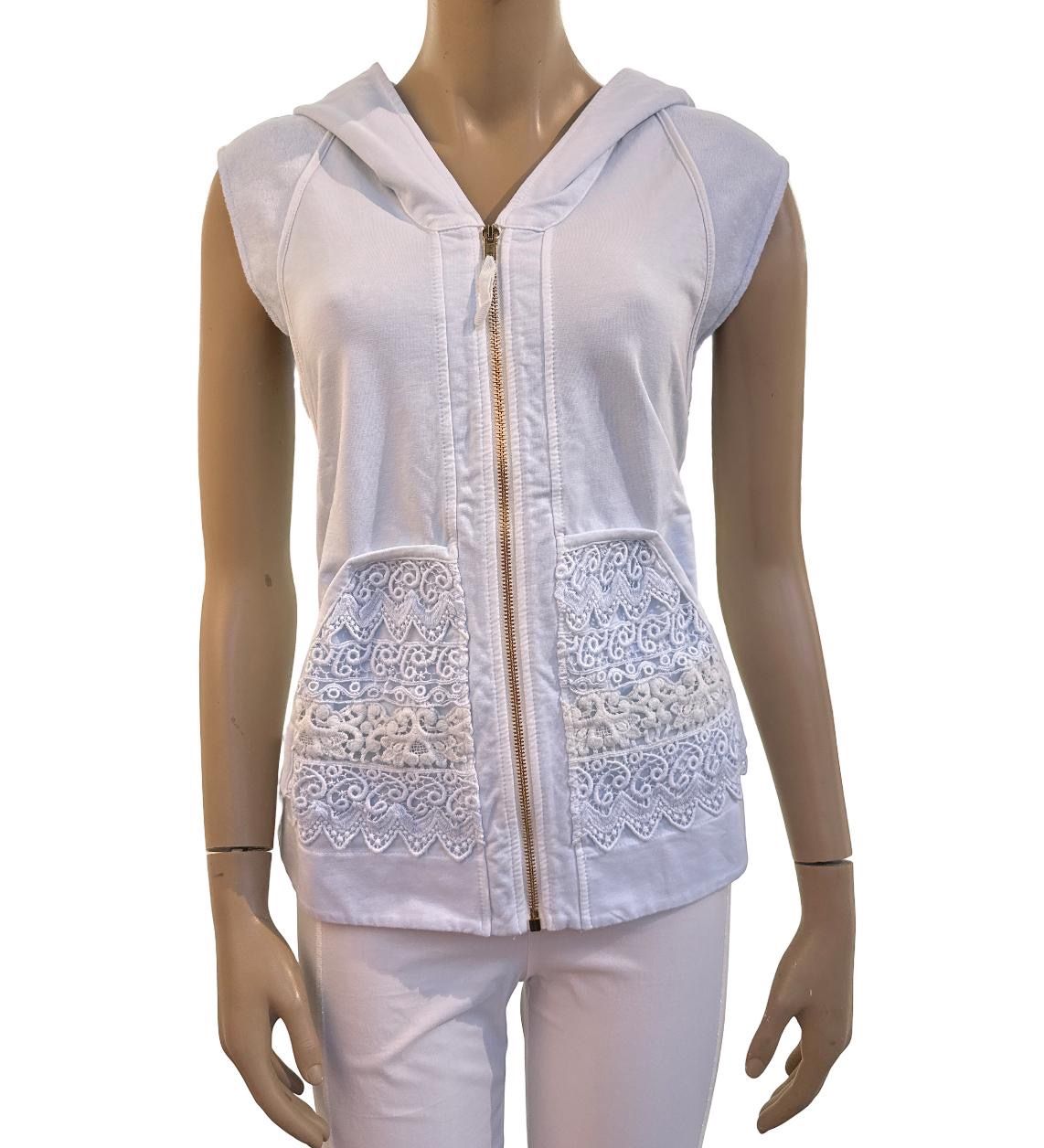 EC- Jacket cotton lace pockets idill
