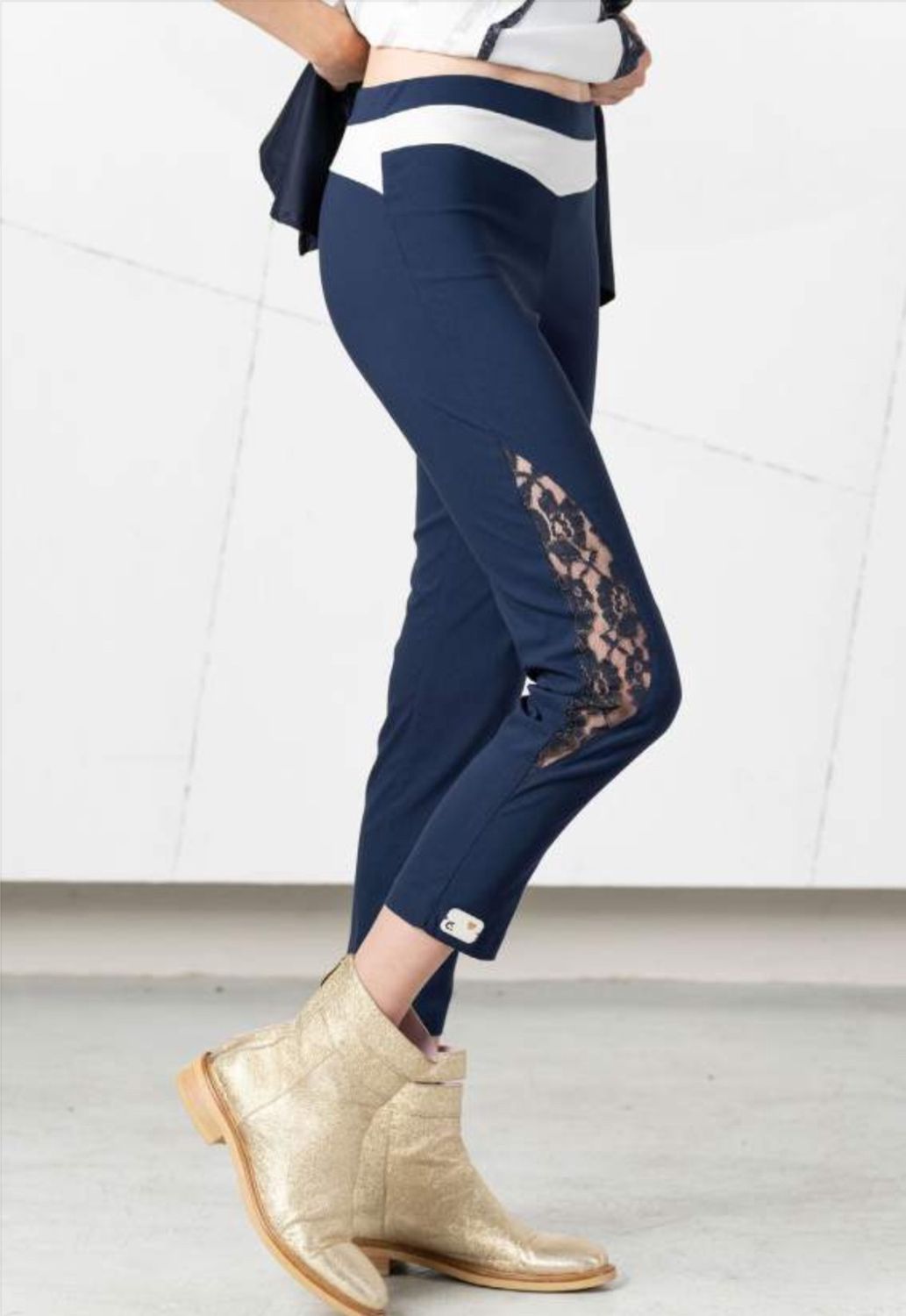 EC- Leggings gold lace
