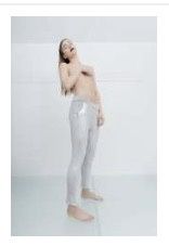 EC- Leggings lurex argento